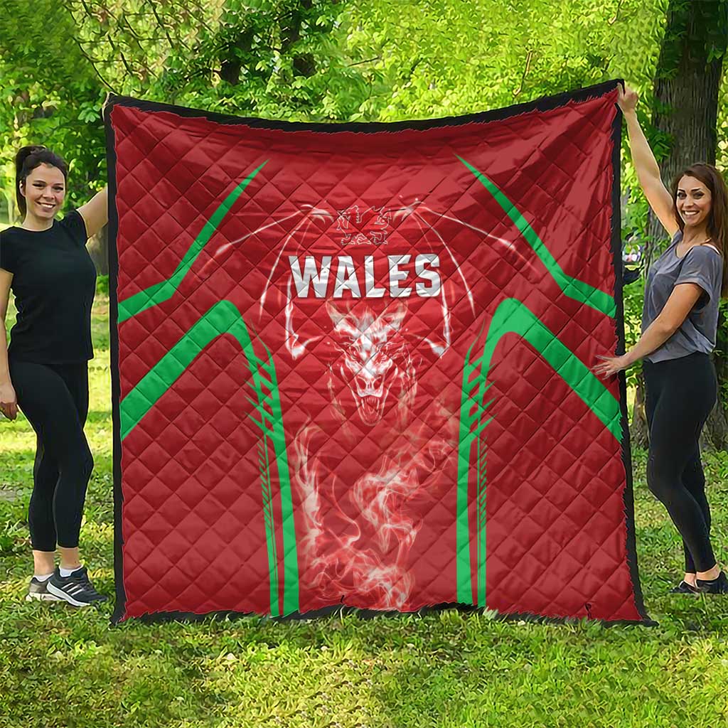 Wales Rugby Quilt Go Welsh Dragon Unique Style
