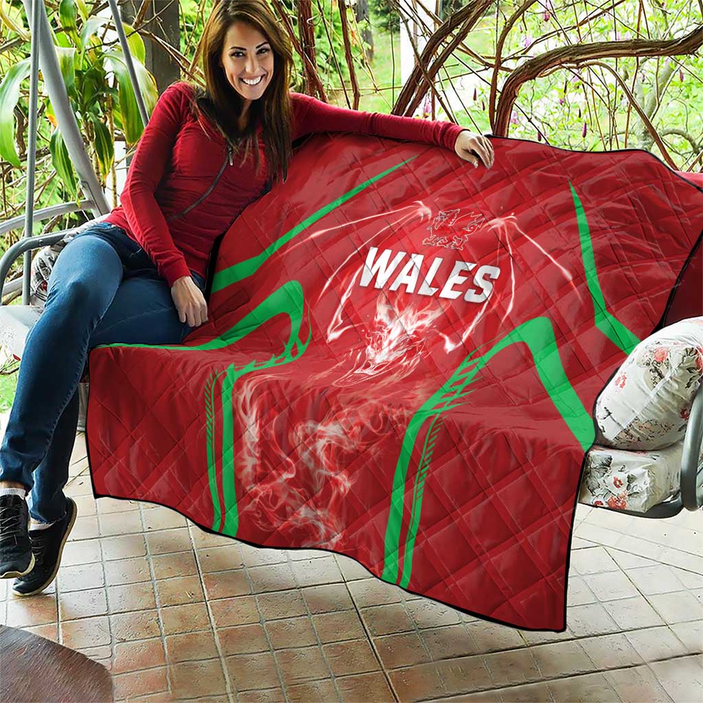 Wales Rugby Quilt Go Welsh Dragon Unique Style