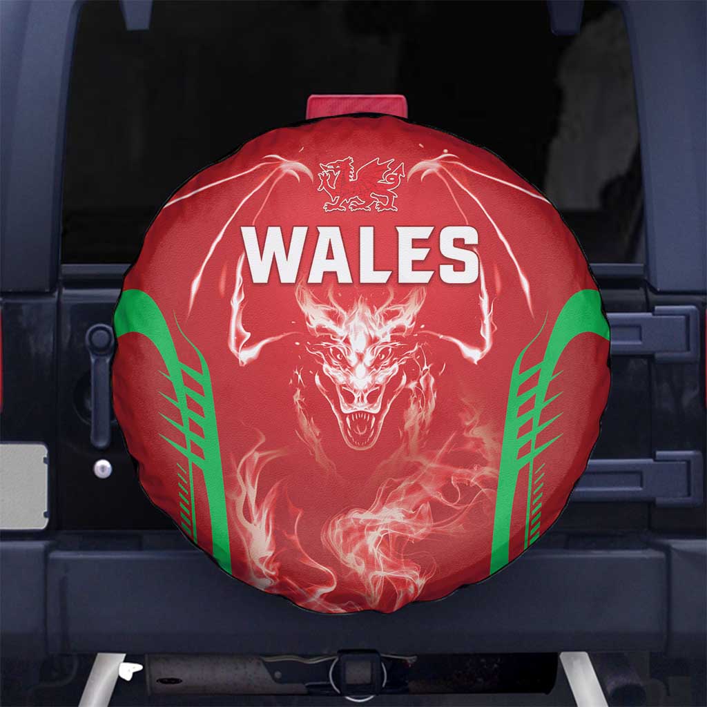 Wales Rugby Spare Tire Cover Go Welsh Dragon Unique Style