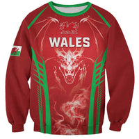 Wales Rugby Custom Sweatshirt Go Welsh Dragon Unique Style