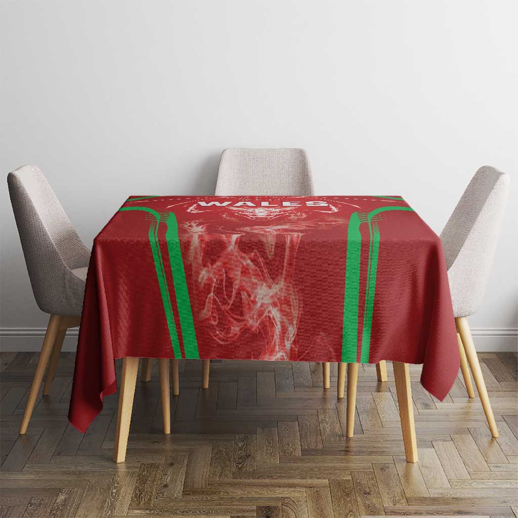 Wales Rugby Tablecloth Go Welsh Dragon Unique Style