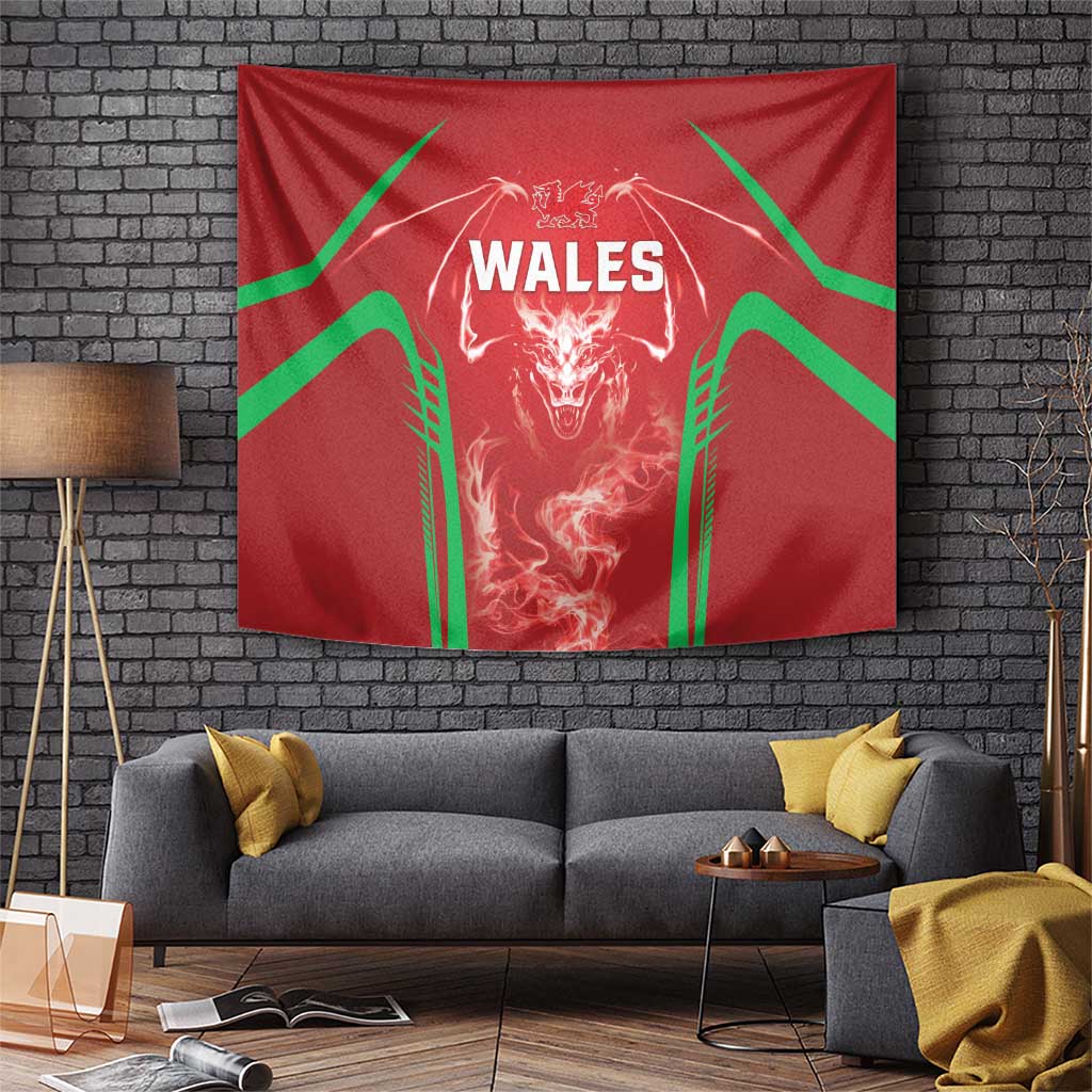 Wales Rugby Tapestry Go Welsh Dragon Unique Style