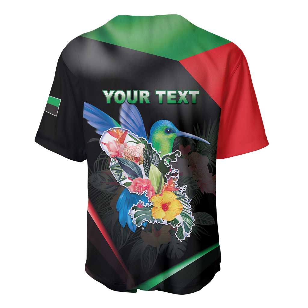 Personalized Martinique Baseball Jersey The Island Of Flowers