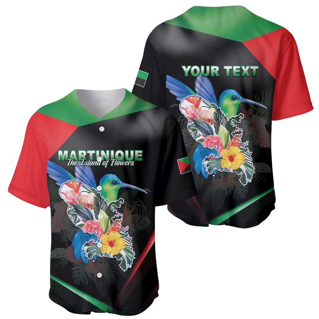 Personalized Martinique Baseball Jersey The Island Of Flowers
