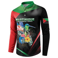 Personalized Martinique Button Sweatshirt The Island Of Flowers