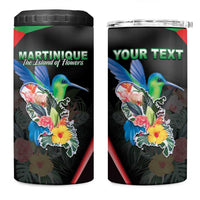 Personalized Martinique 4 in 1 Can Cooler Tumbler The Island Of Flowers