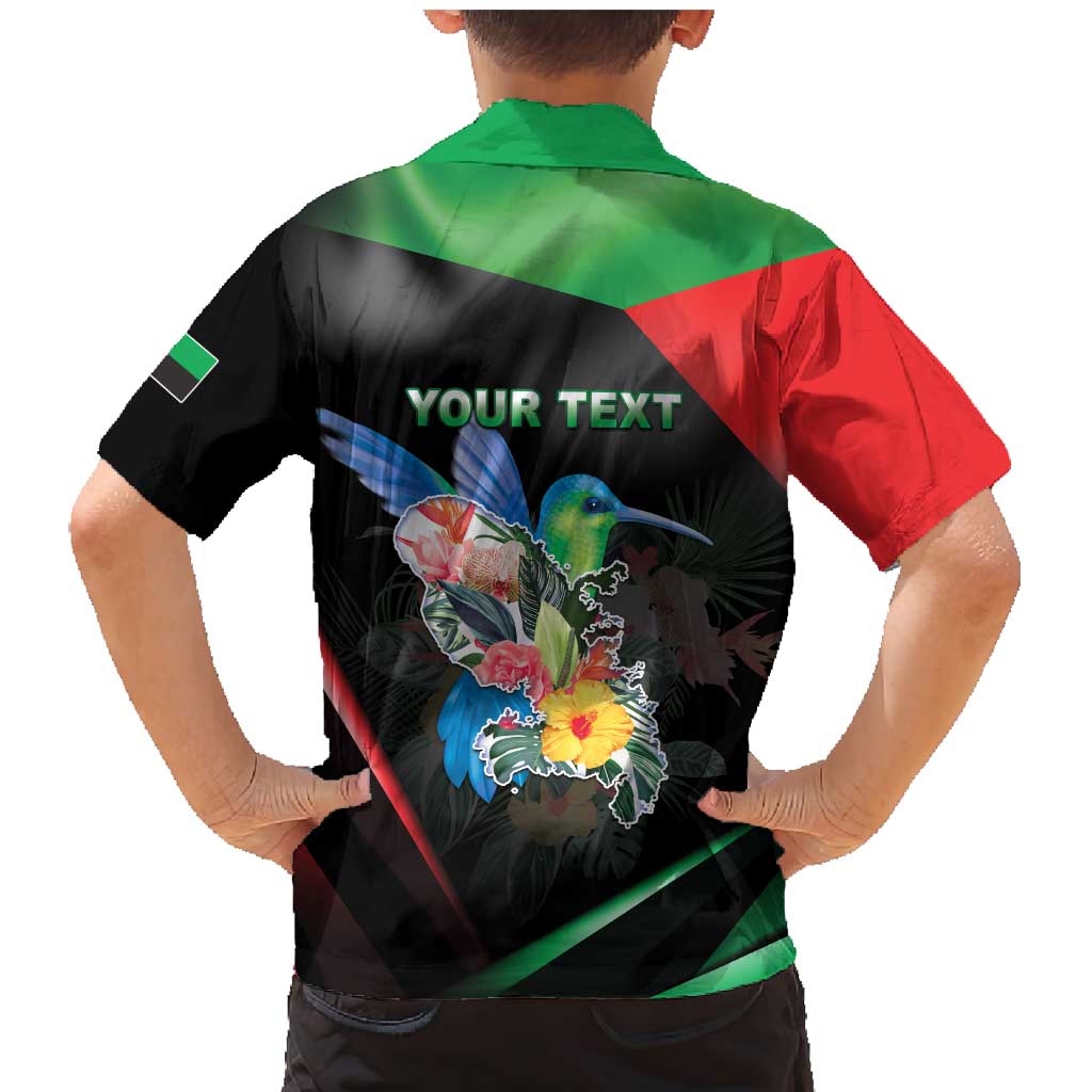 Personalized Martinique Family Matching Mermaid Dress and Hawaiian Shirt The Island Of Flowers