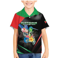 Personalized Martinique Family Matching Mermaid Dress and Hawaiian Shirt The Island Of Flowers