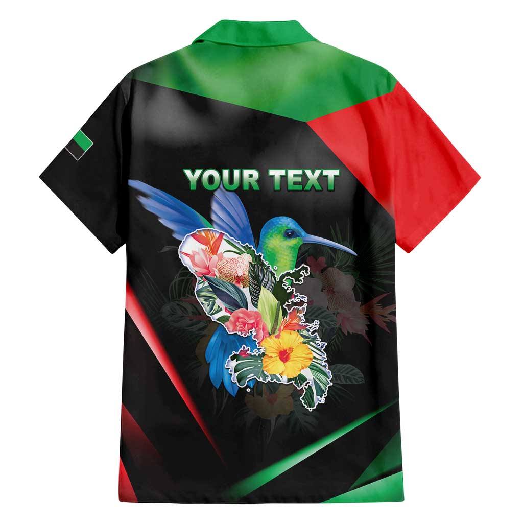 Personalized Martinique Family Matching Off Shoulder Maxi Dress and Hawaiian Shirt The Island Of Flowers