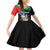 Personalized Martinique Family Matching Off Shoulder Short Dress and Hawaiian Shirt The Island Of Flowers