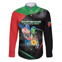 Personalized Martinique Family Matching Puletasi and Hawaiian Shirt The Island Of Flowers