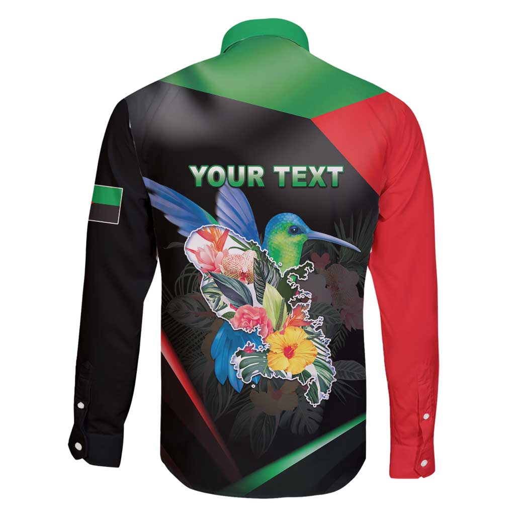 Personalized Martinique Family Matching Puletasi and Hawaiian Shirt The Island Of Flowers