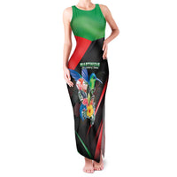 Personalized Martinique Family Matching Tank Maxi Dress and Hawaiian Shirt The Island Of Flowers