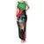 Personalized Martinique Family Matching Tank Maxi Dress and Hawaiian Shirt The Island Of Flowers
