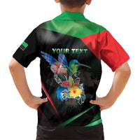 Personalized Martinique Kid Hawaiian Shirt The Island Of Flowers