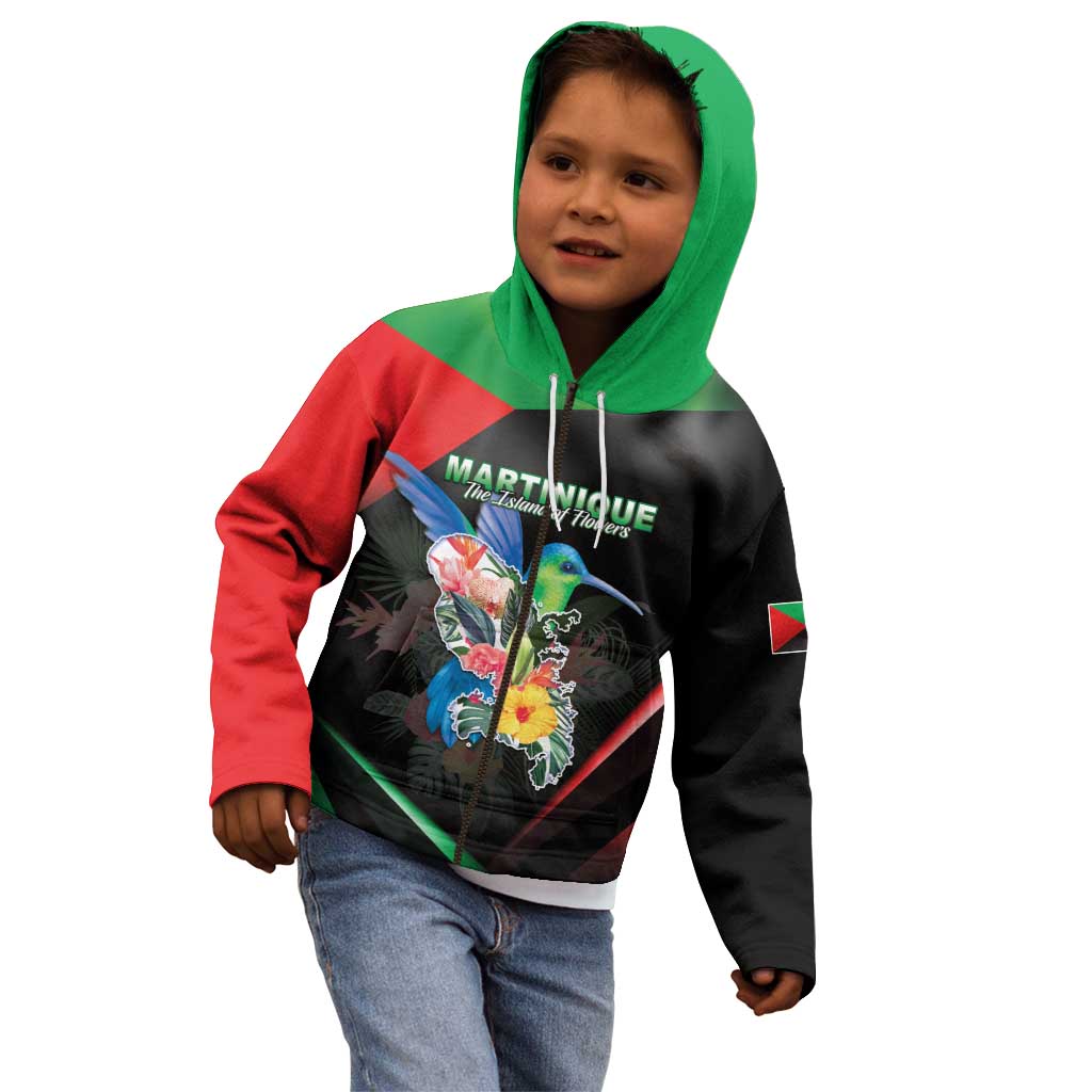 Personalized Martinique Kid Hoodie The Island Of Flowers