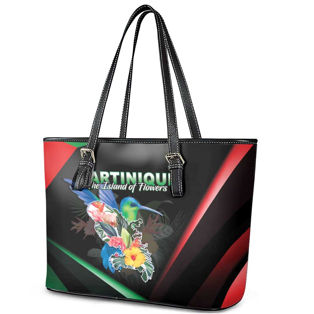 Martinique Leather Tote Bag The Island Of Flowers