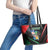 Martinique Leather Tote Bag The Island Of Flowers