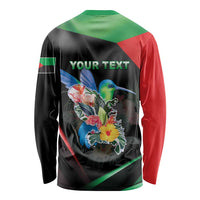 Personalized Martinique Long Sleeve Shirt The Island Of Flowers