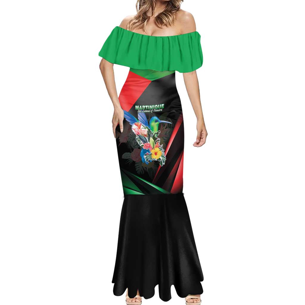 Personalized Martinique Mermaid Dress The Island Of Flowers