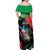 Personalized Martinique Off Shoulder Maxi Dress The Island Of Flowers