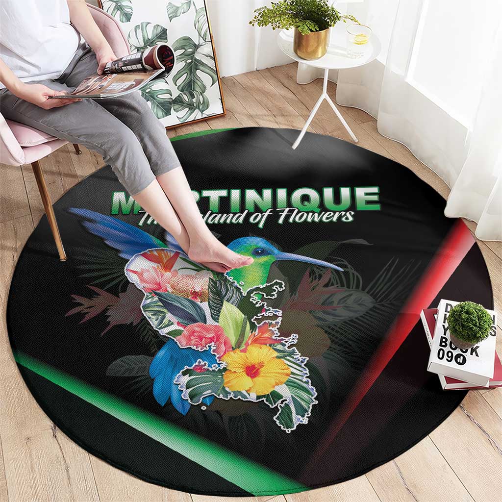 Martinique Round Carpet The Island Of Flowers