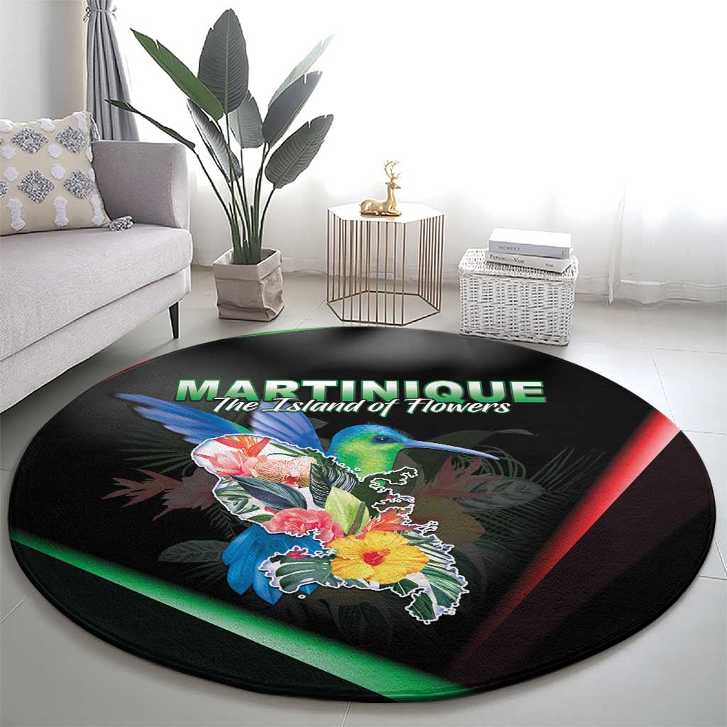 Martinique Round Carpet The Island Of Flowers