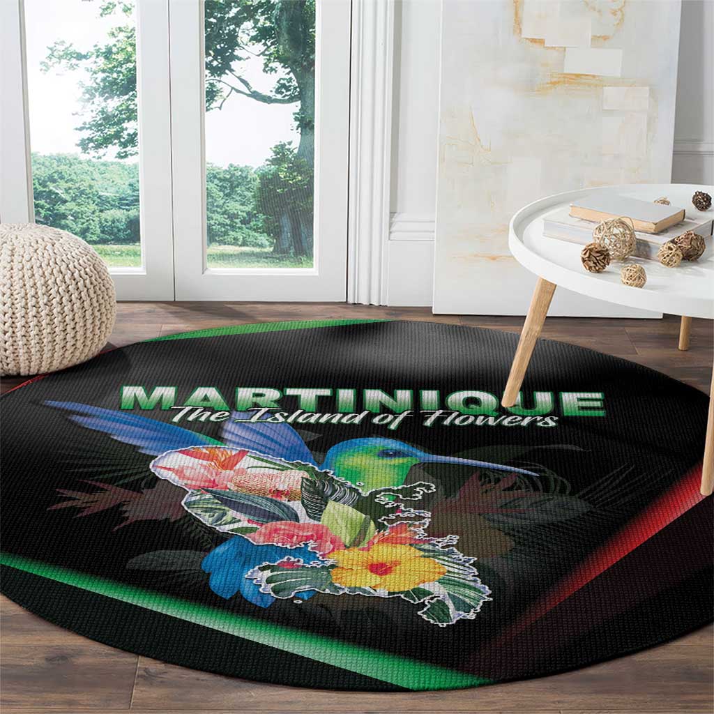 Martinique Round Carpet The Island Of Flowers