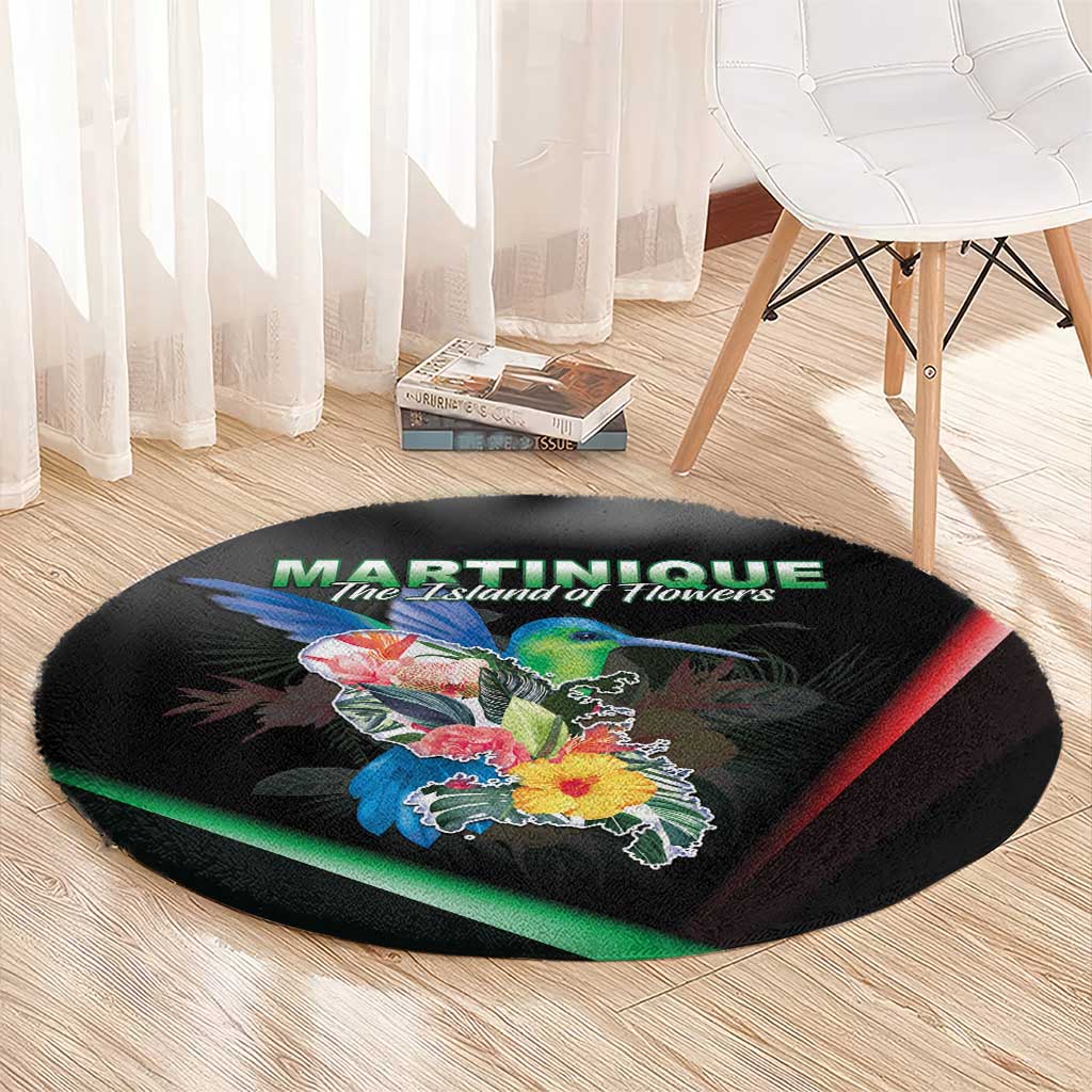 Martinique Round Carpet The Island Of Flowers