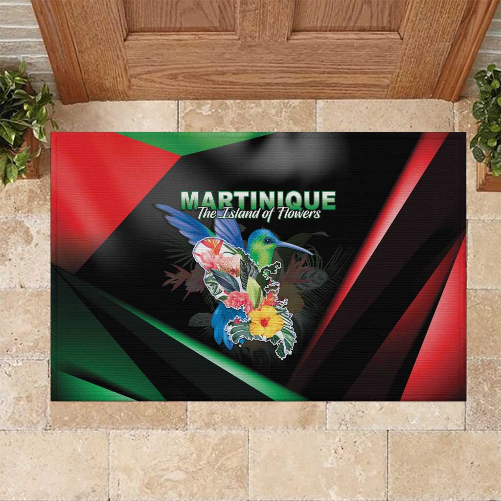Martinique Rubber Doormat The Island Of Flowers