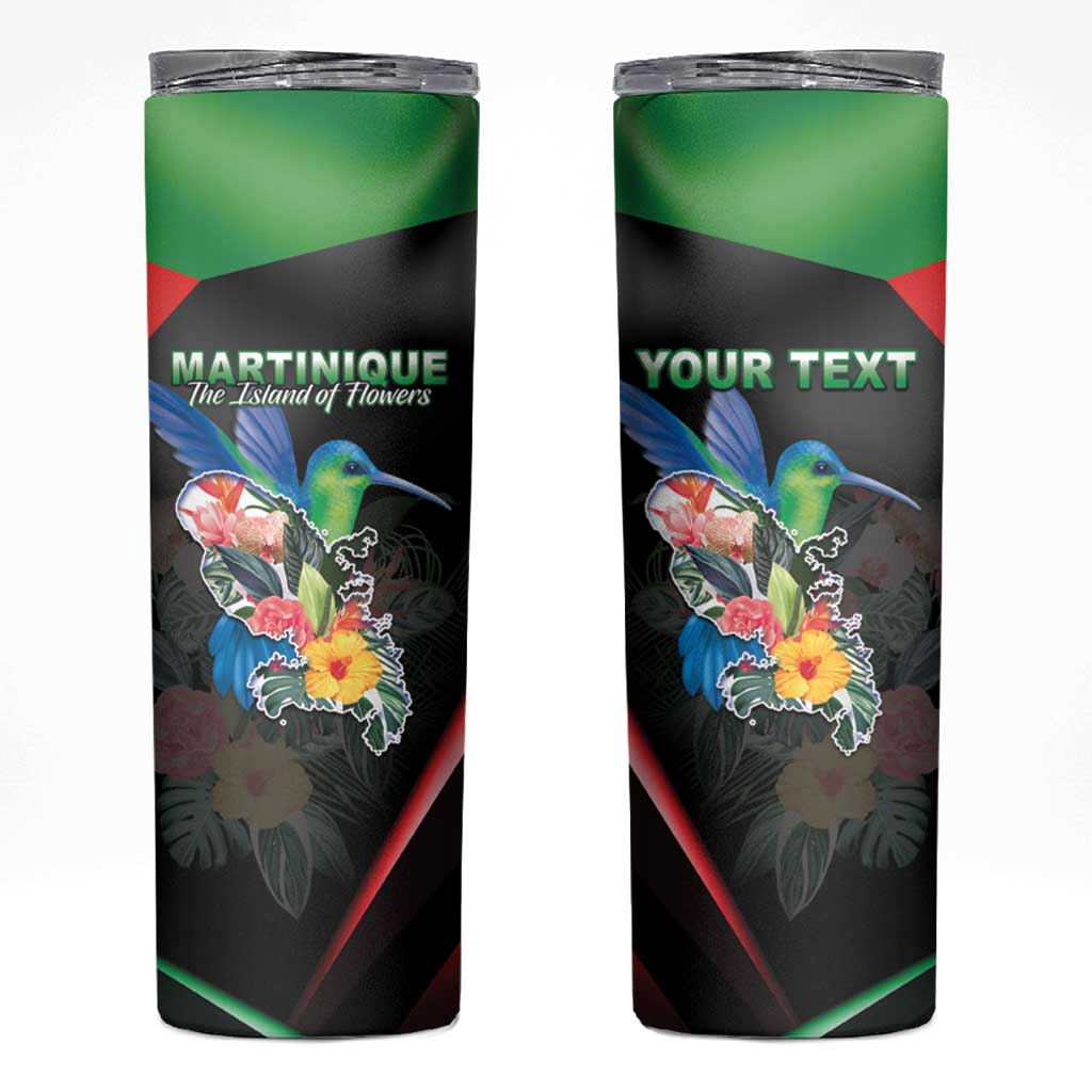 Personalized Martinique Skinny Tumbler The Island Of Flowers