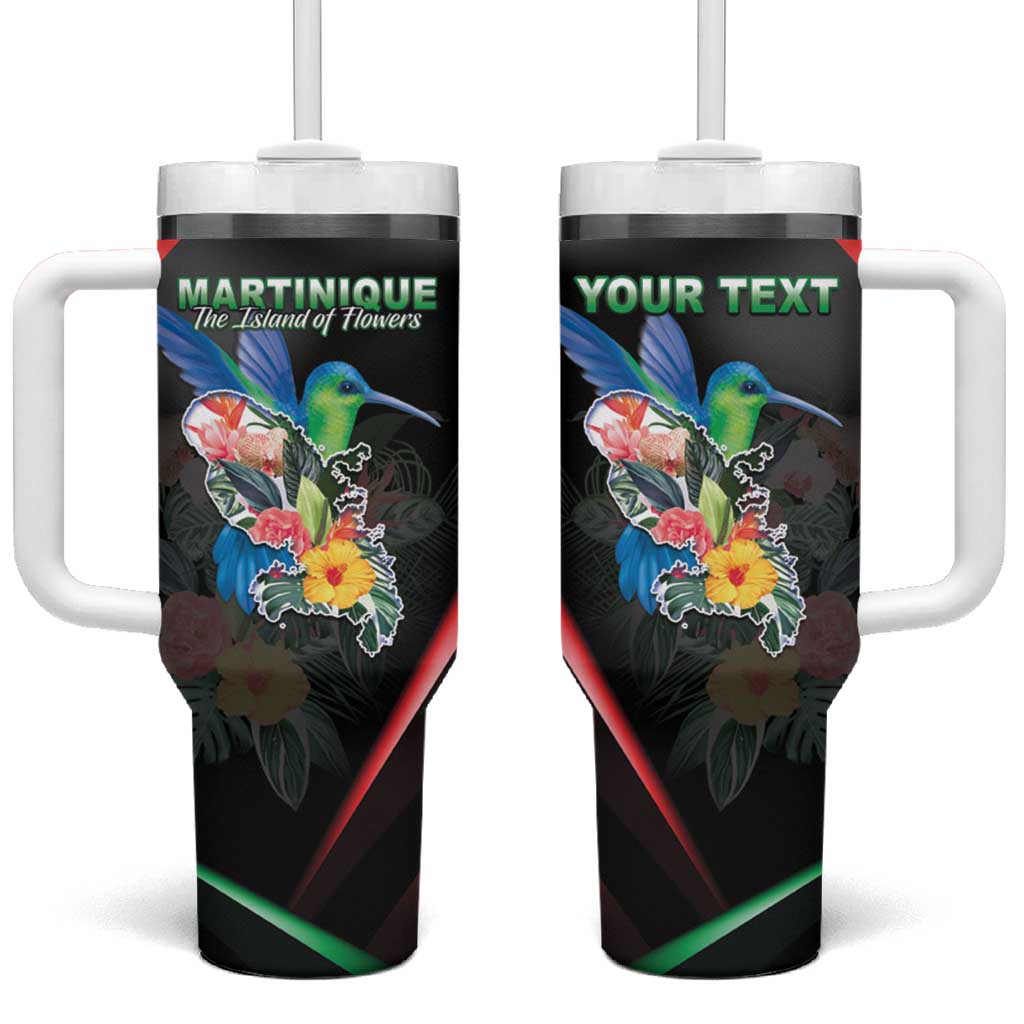 Personalized Martinique Tumbler With Handle The Island Of Flowers