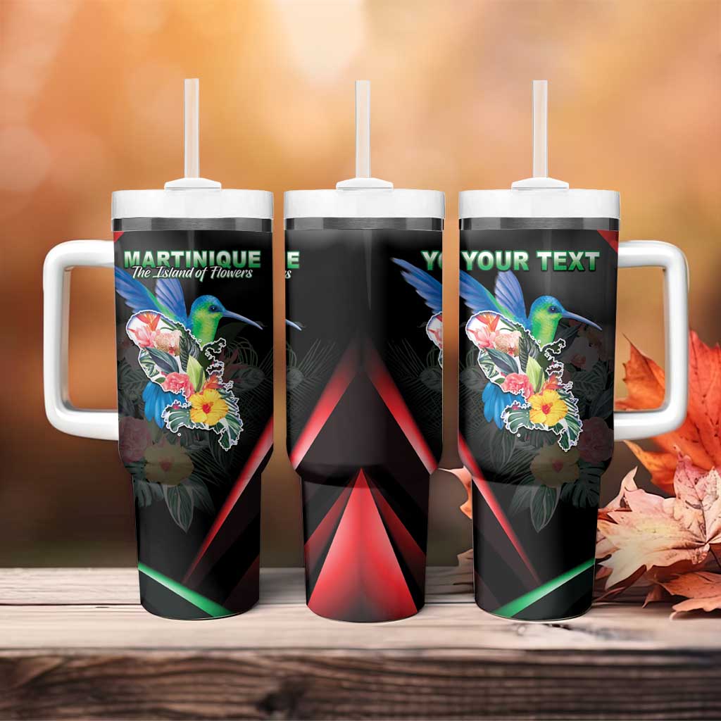 Personalized Martinique Tumbler With Handle The Island Of Flowers