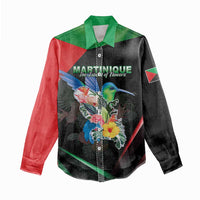 Personalized Martinique Women Casual Shirt The Island Of Flowers