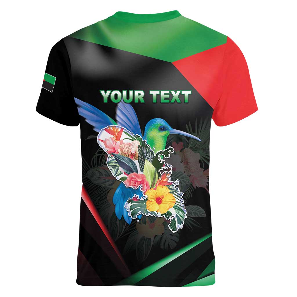 Personalized Martinique Women V-Neck T-Shirt The Island Of Flowers