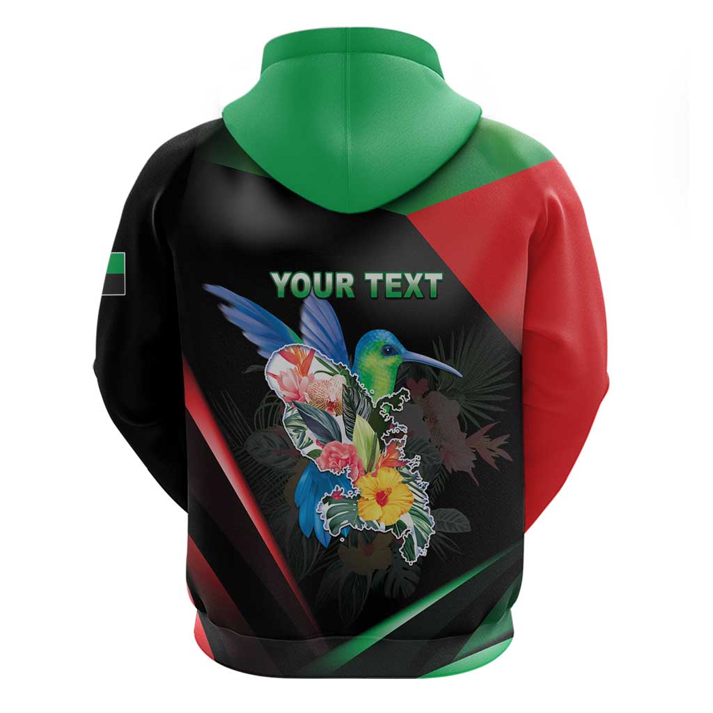 Personalized Martinique Zip Hoodie The Island Of Flowers