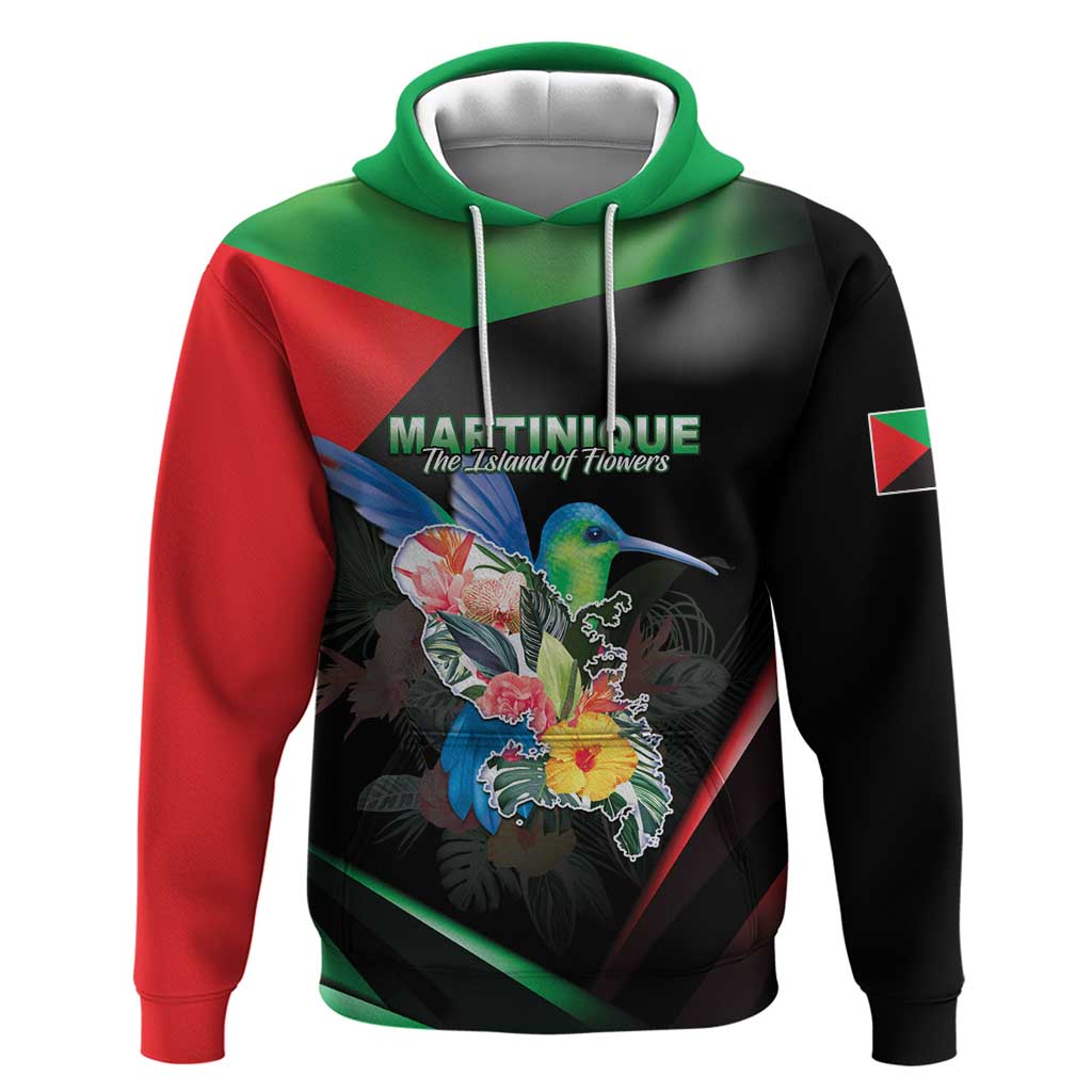 Personalized Martinique Zip Hoodie The Island Of Flowers