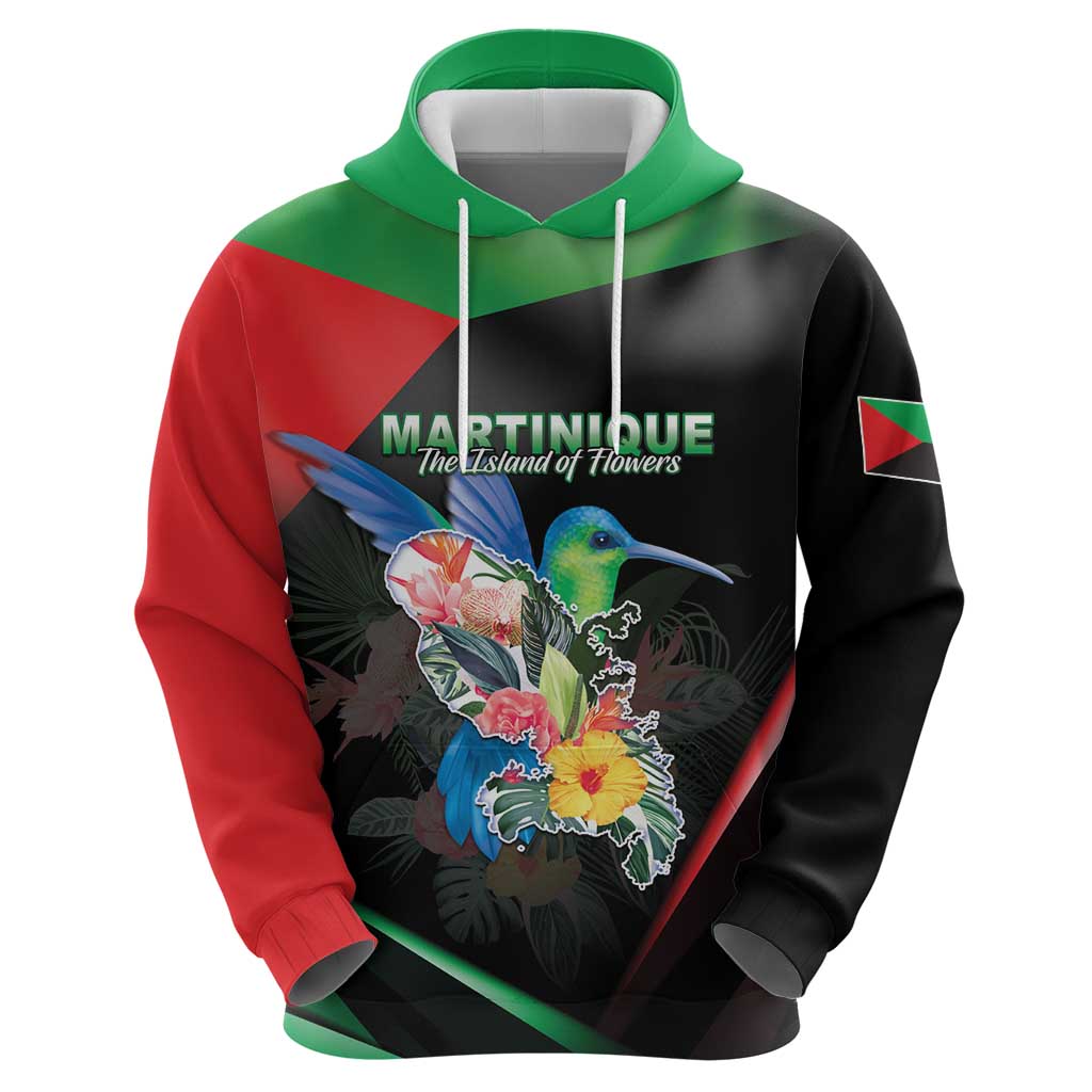Personalized Martinique Zip Hoodie The Island Of Flowers