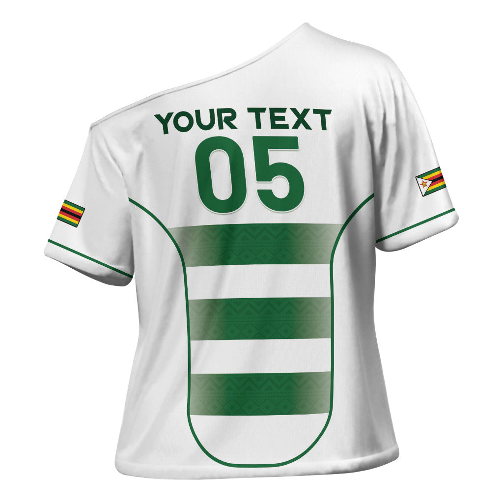 Custom Zimbabwe Sables Rugby Cross Shoulder Shirt Sporty Style