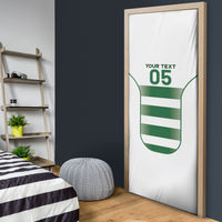 Custom Zimbabwe Sables Rugby Door Cover Sporty Style