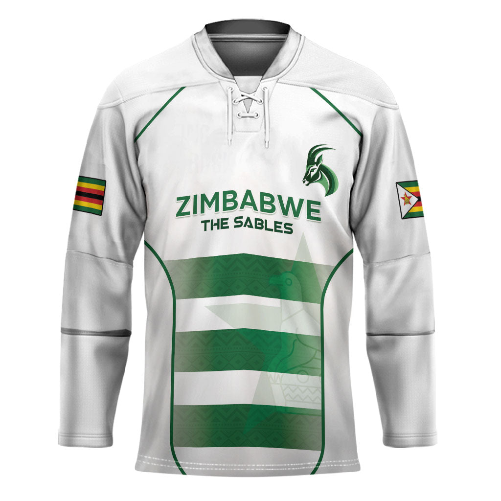 Custom Zimbabwe Sables Rugby Hockey Jersey Sporty Style