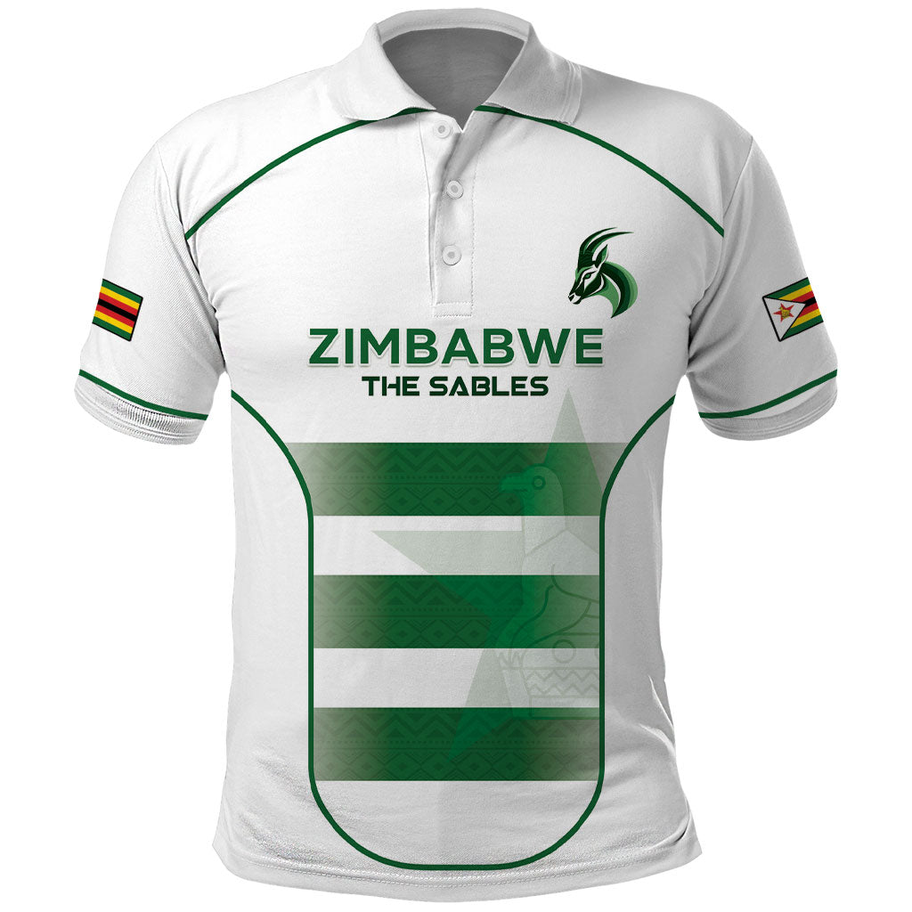 Custom Zimbabwe Sables Rugby Polo Shirt Sporty Style