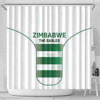 Zimbabwe Sables Rugby Shower Curtain Sporty Style