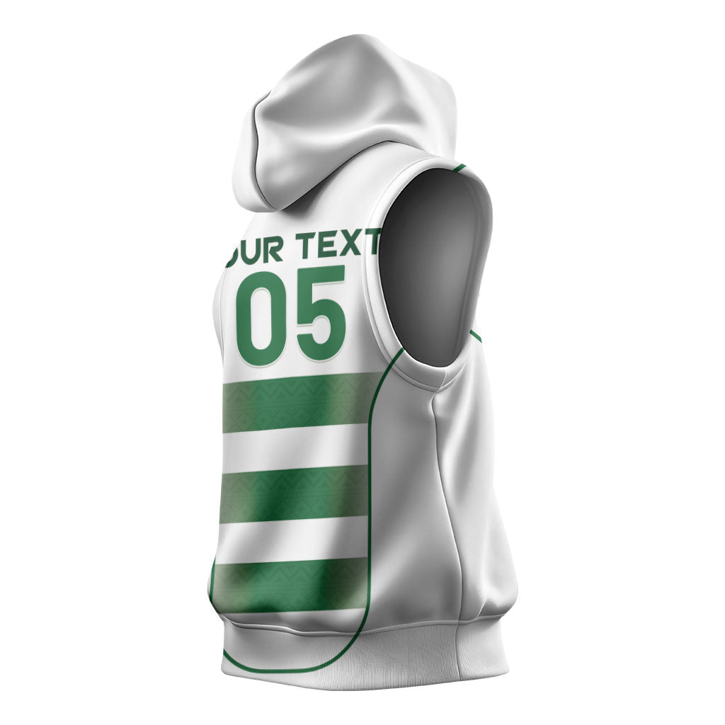 Custom Zimbabwe Sables Rugby Sleeveless Hoodie Sporty Style