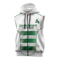 Custom Zimbabwe Sables Rugby Sleeveless Zip Hoodie Sporty Style