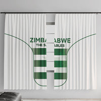 Zimbabwe Sables Rugby Window Curtain Sporty Style