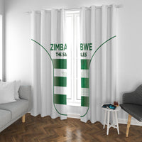 Zimbabwe Sables Rugby Window Curtain Sporty Style