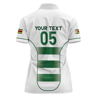 Custom Zimbabwe Sables Rugby Women Polo Shirt Sporty Style