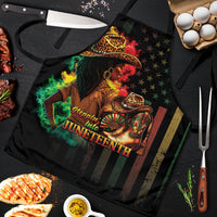 Steppin' into Juneteenth 1865 Apron Melanin Cowgirl Grunge Style