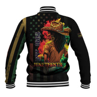 Steppin' into Juneteenth 1865 Baseball Jacket Melanin Cowgirl Grunge Style